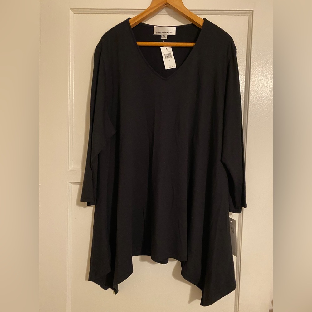 Caroline Rose Tunic in Black